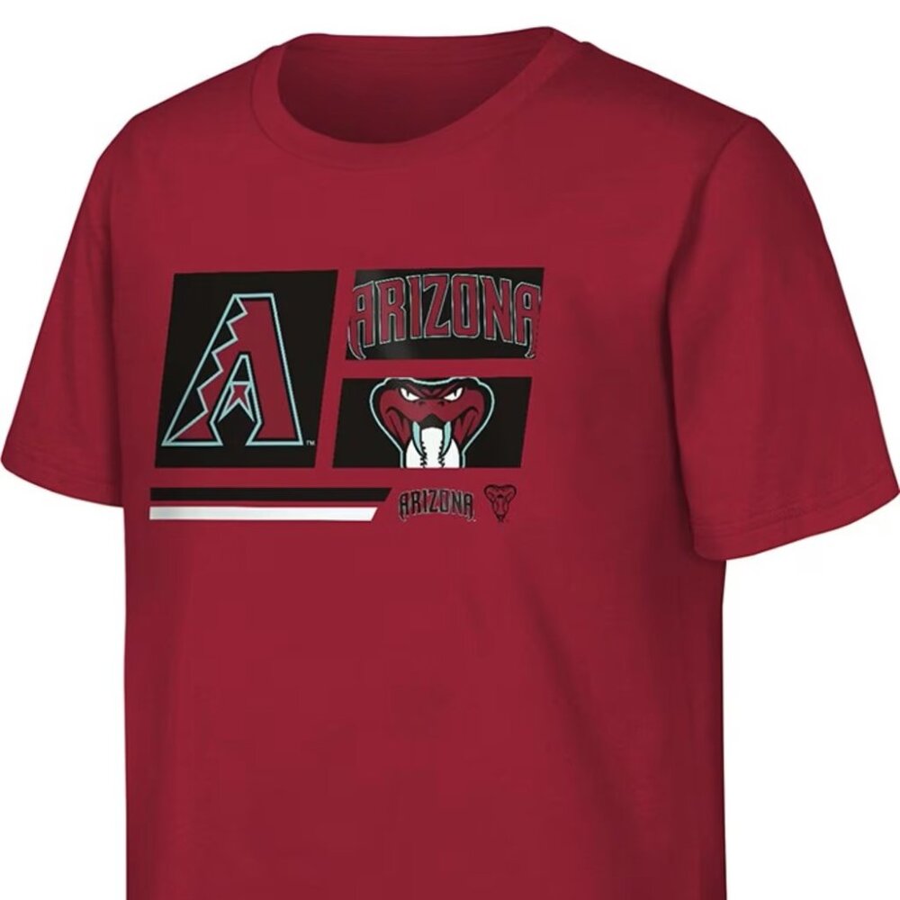Youth L Arizona Diamondbacks Red Short Sleeve T-shirt